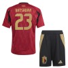 Maillot de Supporter Belgique Batshuayi 23 Domicile Euro 2024 Pour Enfant